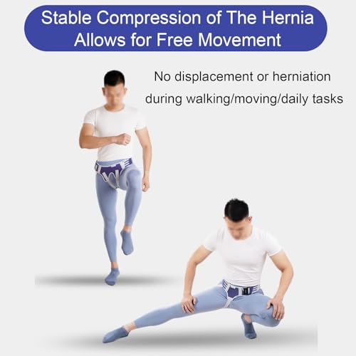 Faja para hernia inguinal con 4 almohadillas compresivas, talla L miniatura 7