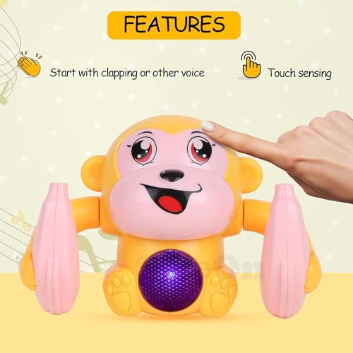 Image of Bestie toys Musical Crawling Monkey Toy