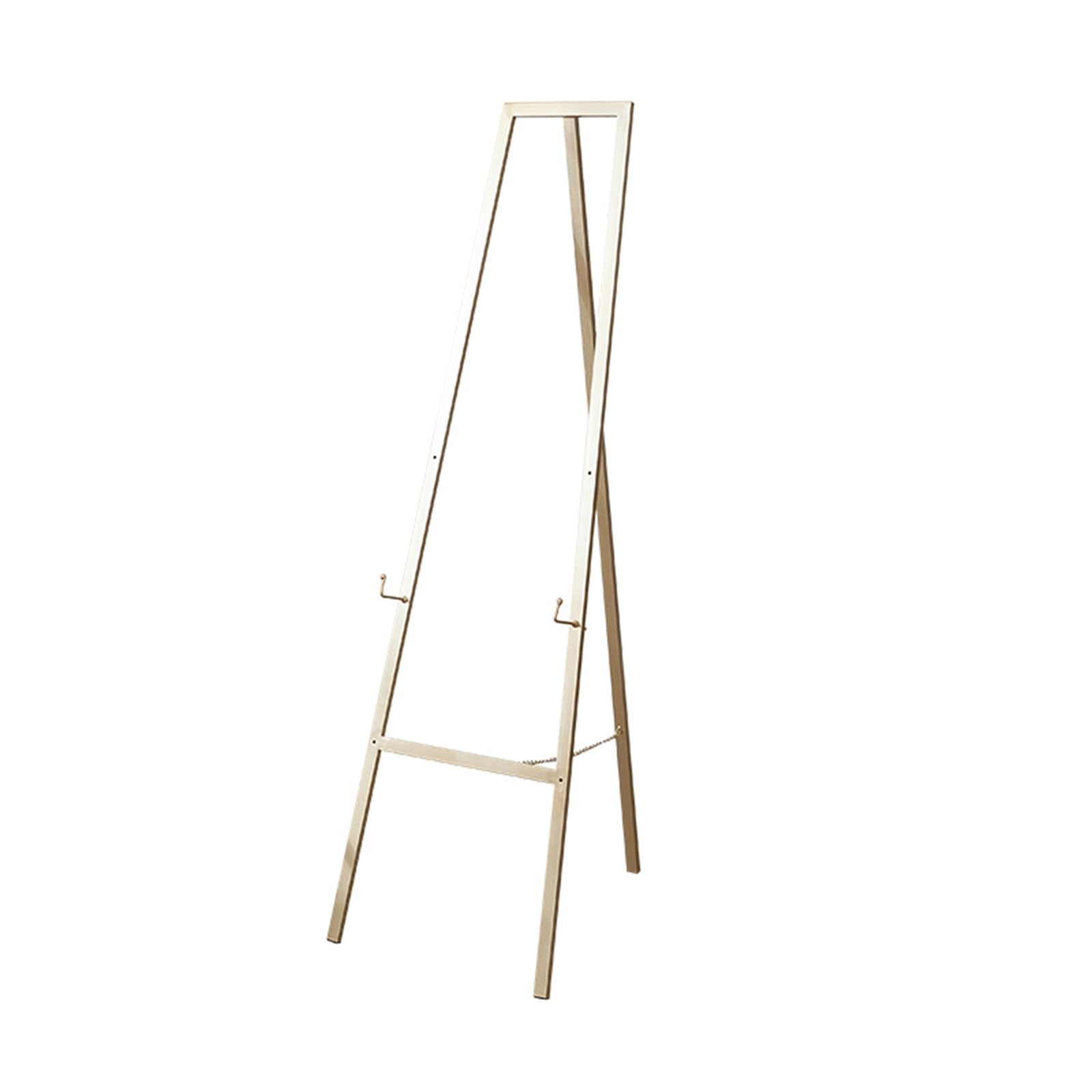 CWCQGH Floor Painting Easels 120/145cm Tall Metal Easel Easy Folding Artist Easel Portable Display Easel Stand for Wedding Decoration (Gold 145cm)