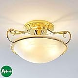 deckenlampe messing glas Gemütliche Atmosphäre: Mit dieser Lampe schaffen Sie in jedem Raum und zu allen Anlässen eine Wohlfühlatmosphäre der besonderen Art.