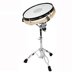 QLTY 12″ Drum Practice Pad,domme Drum Set, Drum Kit Uitlaat Pad, met verstelbare standaard, stille Drum Pad, drum Kit en Jazz Drum Trainer, met een paar Drum Sticks