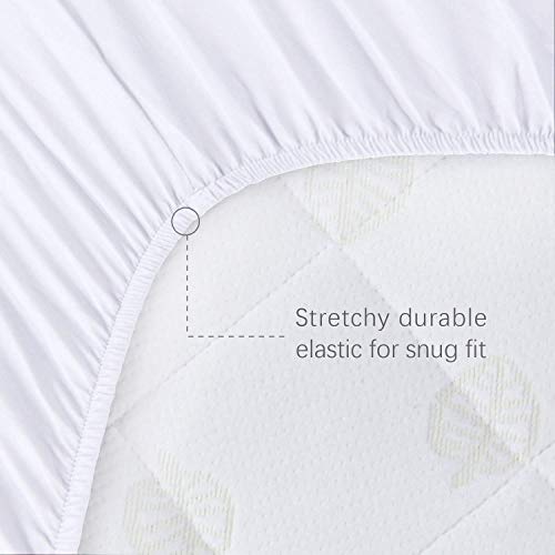 Biloban Waterproof Mattress Protector, Quilted Mattress Cover And 100% Jersey Knit Cotton Bassinet Sheets For Halo Bassinet Swivel Sleeper #TOP3
