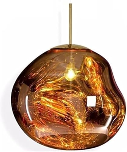 Lámpara de techo de lava de cristal de lujo para el diseño interior de villas