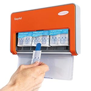 ACTIOMEDIC, Pflasterspender mit DETECT inklusive detektierbare 90 Pflaster Strips für die LebensmittelIndustrie Kanban System und Montagematerial