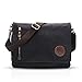 Produktbild FANDARE Retro Umhängetasche Schultertasche Segeltuch Laptoprucksäcke für 14 Zoll Laptop Kuriertasche Herren Damen Crossbody Messenger Bag Reise Schule Hochschule Arbeit Multifunktions Schulranzen Blau