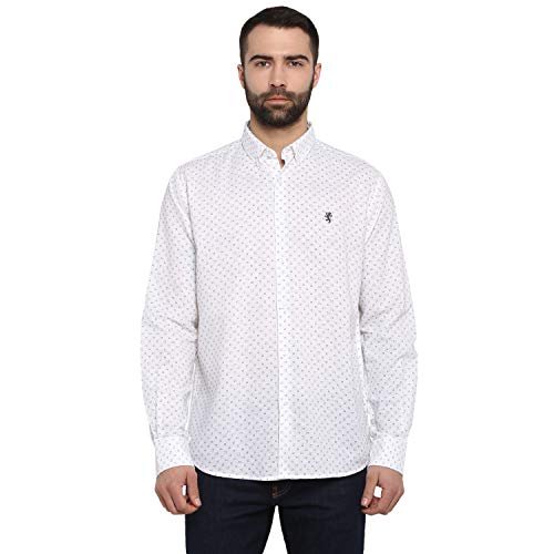 Image of Red Tape Men's Printed Regular Fit Casual Shirt
