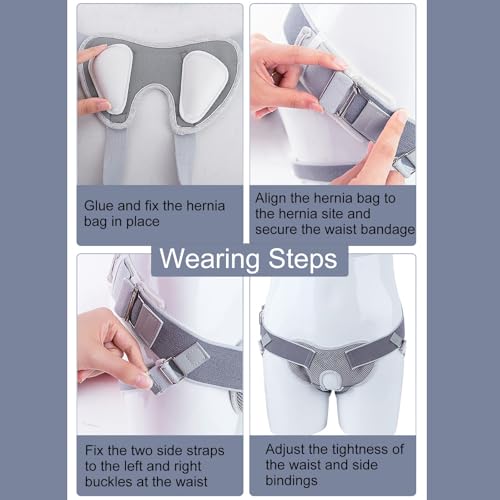 Faja de Hernia para Hombre, Soporte Escrotal Ajustable L miniatura 6
