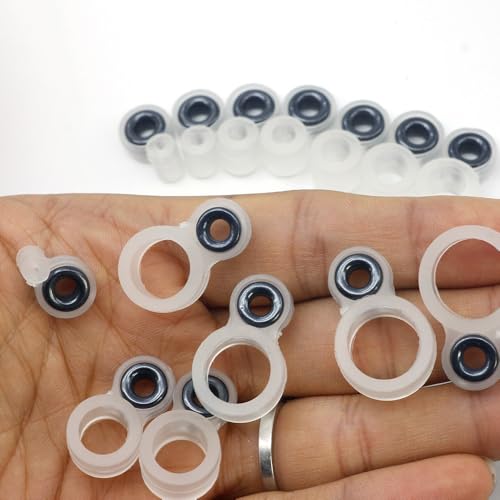 Set 28 piezas guías cerámicas para caña de pescar miniatura 4