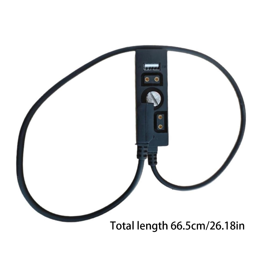 D Tap to 4-portowy kabel USB do ładowania z zasilaniem LED do sprzętu fotograficznego
