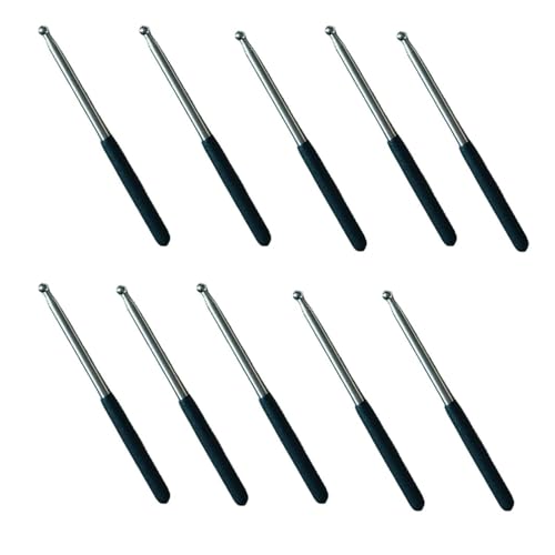 Bâtons télescopiques pour ailes d'Isis en acier inoxydable lot de 20 pièces pour danse