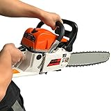 サンパーシー チェーンソー エンジン式 庭 剪定 枝木 (オレンジ(zk121)) [並行輸入品]
