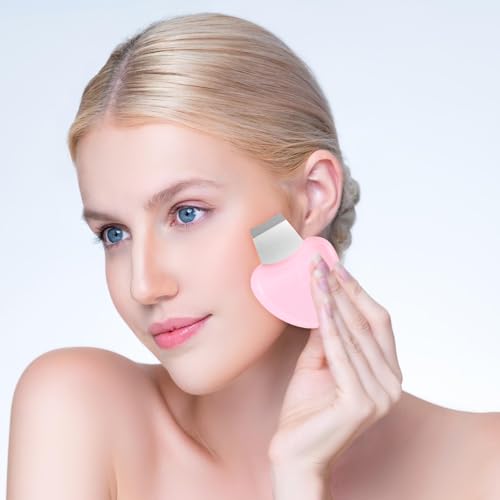 HJZHII 2 Stück Silikon Nasen Mitesserentferner, Mitesserentferner Tiefenreinigung Der Haut Porenspatel Mitesserentferner Gesichtsschaber Gesichtsreinigung Hautpflegewerkzeug Für Frauen und Männer(A)