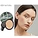 Air Cushion CC Cream Mushroom Head Foundation,BB Cream Makeup Foundation,Moisturizing Concealer,Long Lasting Full Coverage Waterproof,Even Skin Tone for All Skin Types (2# Natural, 20g)