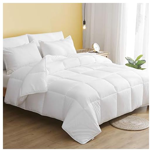 DWR 100% Cotton Lightweight Down Alternative Comforter - Ultra-Soft Skin-Friendly Cloud Breathable Eucalyptus Microfiber Comforter Duvet for Warm Sleeper (Full/Queen,White)