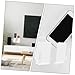 HOMSFOU 3Pcs Wall Mount Phone Stand Remote Control Storage Box Sticky Phone Holder for Shower Saving Design for Cell Phones Cables Accessories