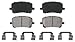 Wagner QuickStop ZD923 Ceramic Disc Pad Set Includes Pad Installation Hardware, Front