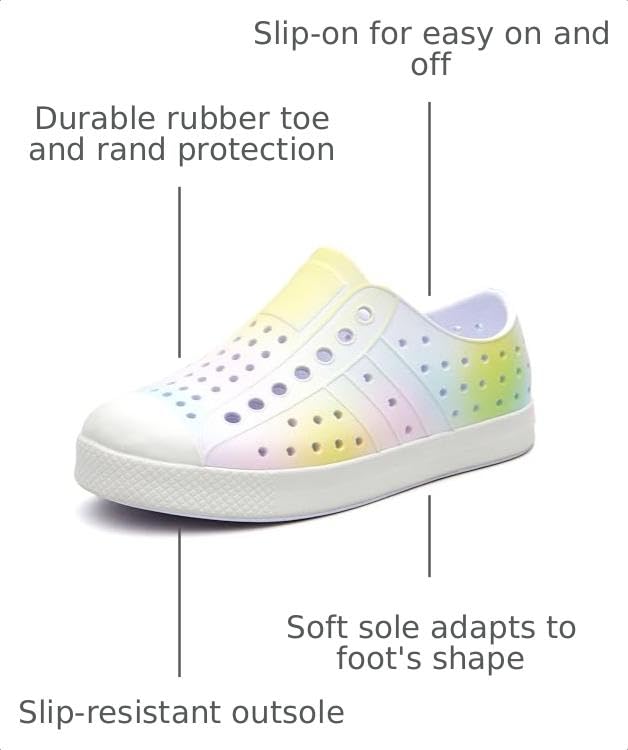 Image of Weestep Toddler Sandal for Boys and Girls Quick Dry Slip-On Lightweight Summer Water Shoe with Rubber Toe Protection