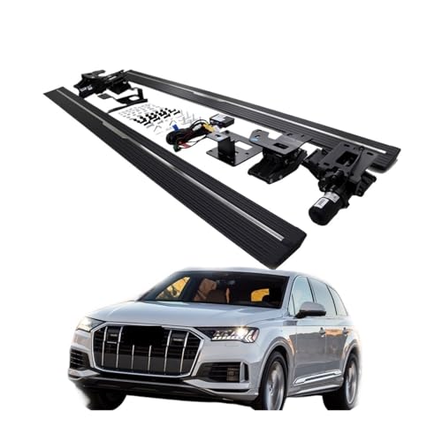Auto Electric Scalable Running Board Side Step Bar Foot Pedal Compatible For AUDI Q7,Intelligent Scalable,durable Motor,waterpro