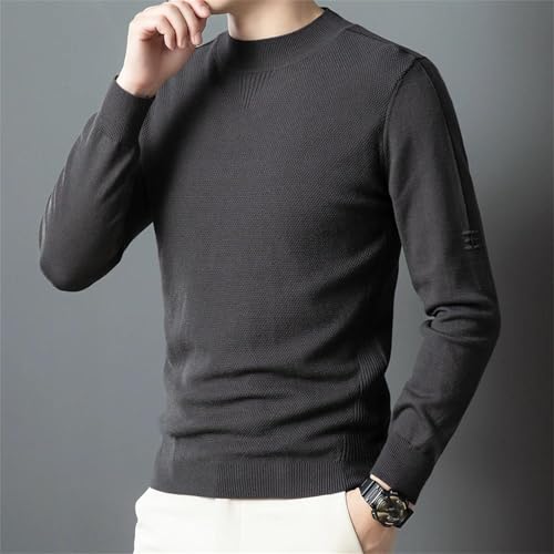 Sweater for Men Solid Color Comfortable Knitting Casual Clothing2