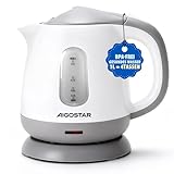 Aigostar Juliet-Wasserkocher Klein 1 Liter, 1000 Watt