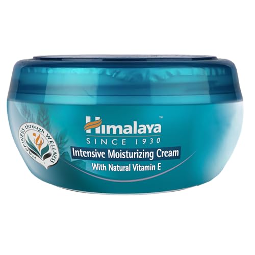 Himalaya Herbals Intensive Moisturizing Cream with Natural Vitamin E for Ultra Light Hydration, For...