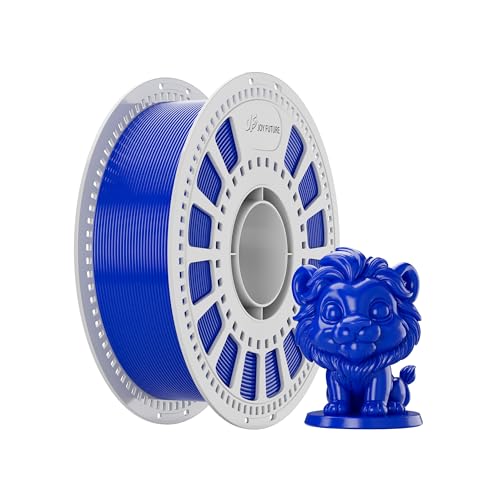 JOY FUTURE TPU 3D Print Filament, Flexible TPU Roll Soft 3D Printer Filament 1.75mm, Dimensional Accuracy +/- 0.02 mm, 1kg Spool (2.2 lbs) (Blue)