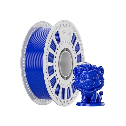 JOY FUTURE TPU 3D Print Filament, Flexible TPU Roll Soft 3D Printer Filament 1.75mm, Dimensional Accuracy +/- 0.02 mm, 1kg Spool (2.2 lbs) (Blue)