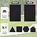 AHANDMAKER 5 Pcs Black Corrugated Plastic Sheets, 7.8x11.8 Inch Corrugated Poster Board, 3mm Thick Blank Yard Signs, Corrugated Plastic Board for DIY Crafts, Indoor and Outdoor Party Decor
