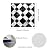 Nuxovilar Peel and Stick Vinyl Floor Tiles, 11.8"x11.8" Black & White Marble Diamond Pattern, 10-Pack Self-Adhesive Flooring