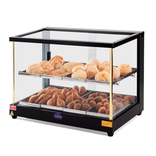 Estufa Dupla Para Salgados Retilínea Black 8 Bandejas Dupla 220V ou 127V (110, Volts)