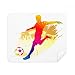Football Athletes Shooting Emphatic Cleaning Cloth Screen Cleaner 2pcs Suede Fabric