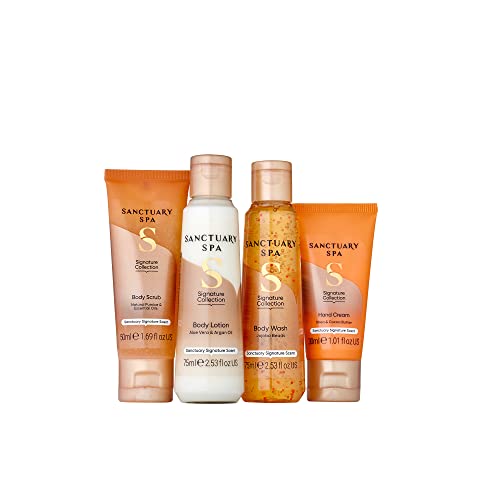 Sanctuary-Spa-Gift-Set-Ready-to-Glow-Gift-For-Women-Birthday-Christmas-Vegan-and-Cruelty-Free-230-ml-Multicolour