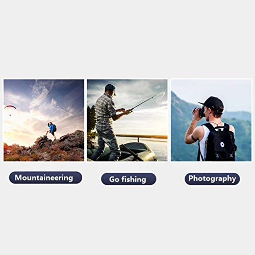 F Fityle Homens Multi Pocket Vest Colete Pesca - Cáqui XXL