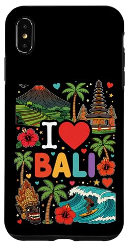 I Love Bali �C���h�l�V�A ���s ���� ���y�Y �X�}�z�P�[�X iPhone XS Max �p