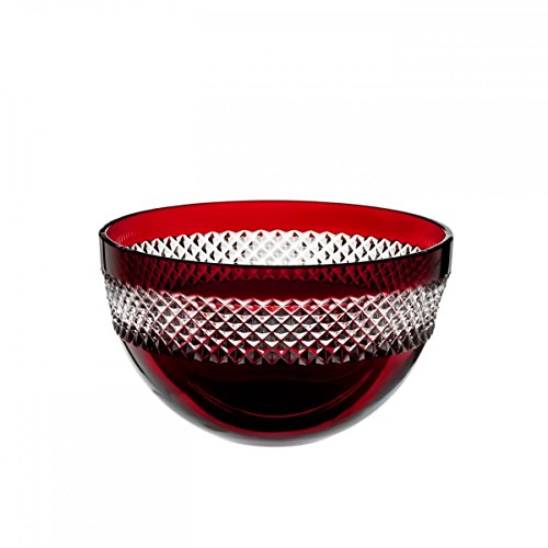 Waterford John Rocha Red Cut Bowl #TOP23