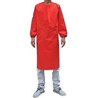 Delantal impermeable con manga larga para adultos de cocina,