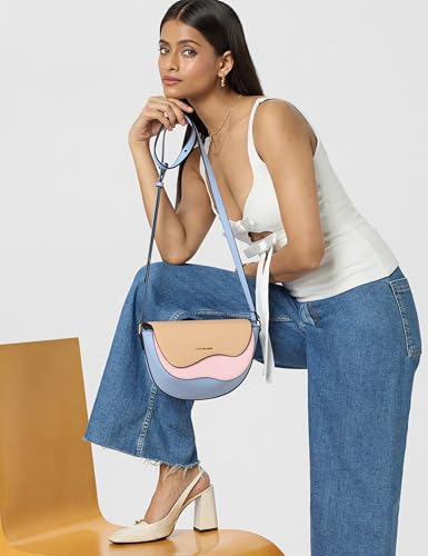 Image of Van Heusen Women Stylish Colour Blocked Sling Bag