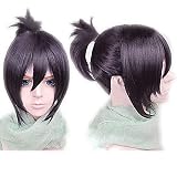 Anime Noragami yato Short Dark Purple Braided Cosplay Hair Heat Resistant Costume Wigs + Free Wig Cap