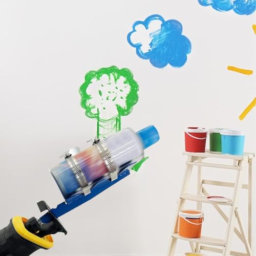Mezclador de pintura para renovar paredes y muebles en el taller doméstico 3