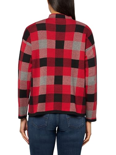 Image of Jones New York Women's Mock Neck Long Sleeve Jacquard Sweater