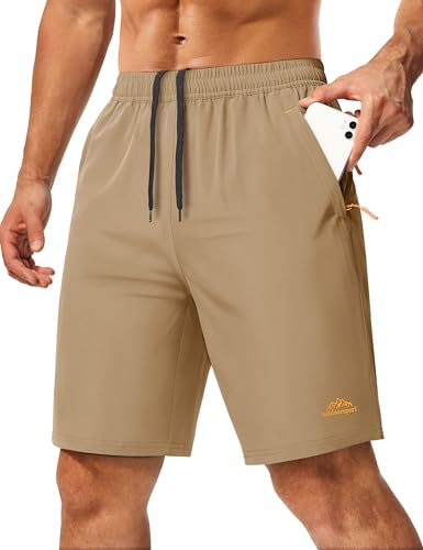 MAGCOMSEN Hiking Shorts Men Summer Breathable Gym Travel Shorts Fitness