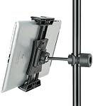 Support de tablette pour support micro, support de musique pour microphone réglable iPad iPhone Le support convient aux appareils de la taille de l'écran 4.7 à 12.9in Comprimés & Téléphones intelligents