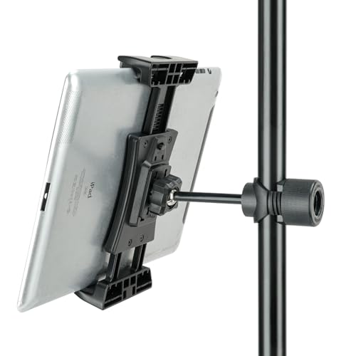 koolehaoda Support de tablette pour micro, rotatif à 360 °, support universel pour tablette, smartphone, plus d'appareils de 4,7 à 12,9 pouces