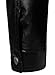 HOOD CREW Men’s Faux Leather Jackets Vintage Biker Motorcycle Jacket for Men Black L