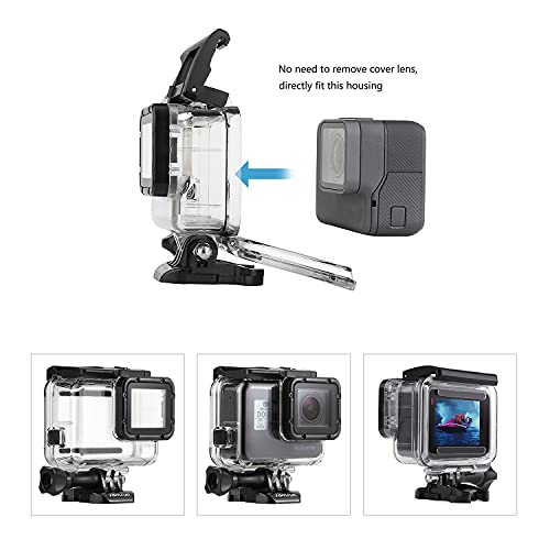 image for SOONSUN Waterproof Housing Case with 4 Dive Filters for GoPro Hero 7 6