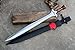 Nepal forged 21 inches Blade Greek Xiphos Sword-Forged-Replica Sword-Hand Crafted in Nepal- Tempered Leaf Spring of Truck-Sharpen-Function