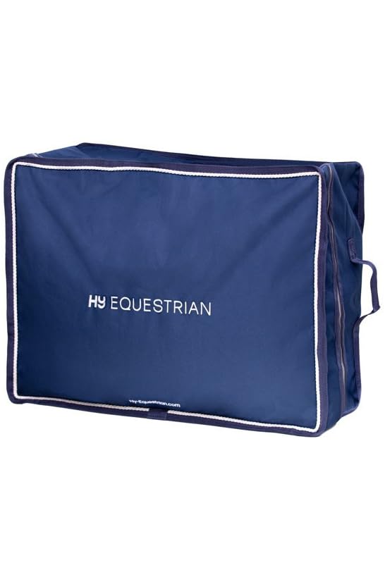HY EQUESTRIAN Storage Rug Bag - Navy/Grey - 20" x 26" x 28"