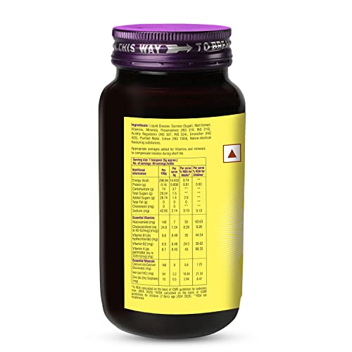 Image of Ferradol syrup Pack of 450gm, daily health supplement with Iron, vitamins A, B1, B2, B3 and D3, Calcium, Zinc, helps maintain haemoglobin and supports immunity
