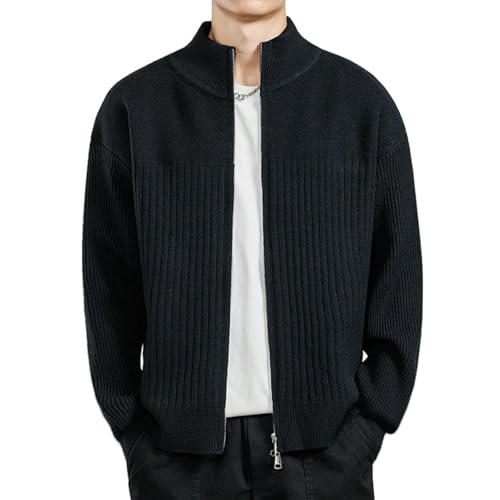 Cárdigan de punto para hombre estilo coreano ideal para oficina y salidas urbanas