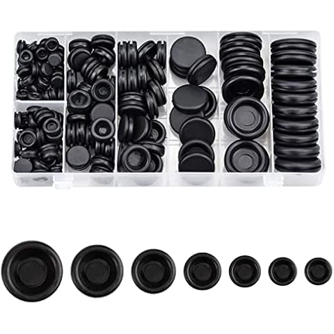 170 Piece Rubber Grommets Kit for Various Uses Cover